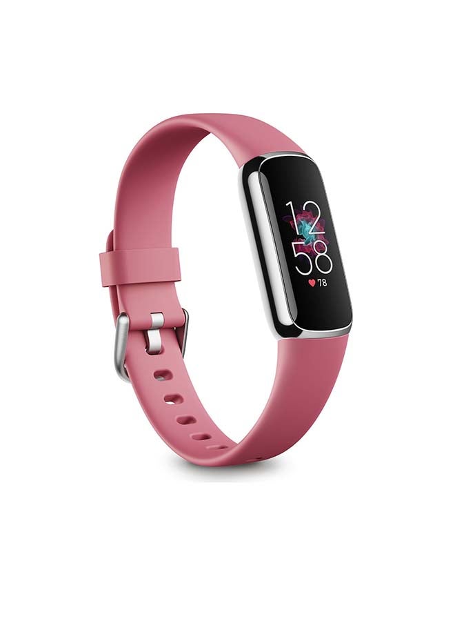 Fitbit Luxe Fitness And Wellness Tracker Orchid/Platinum - Image 1