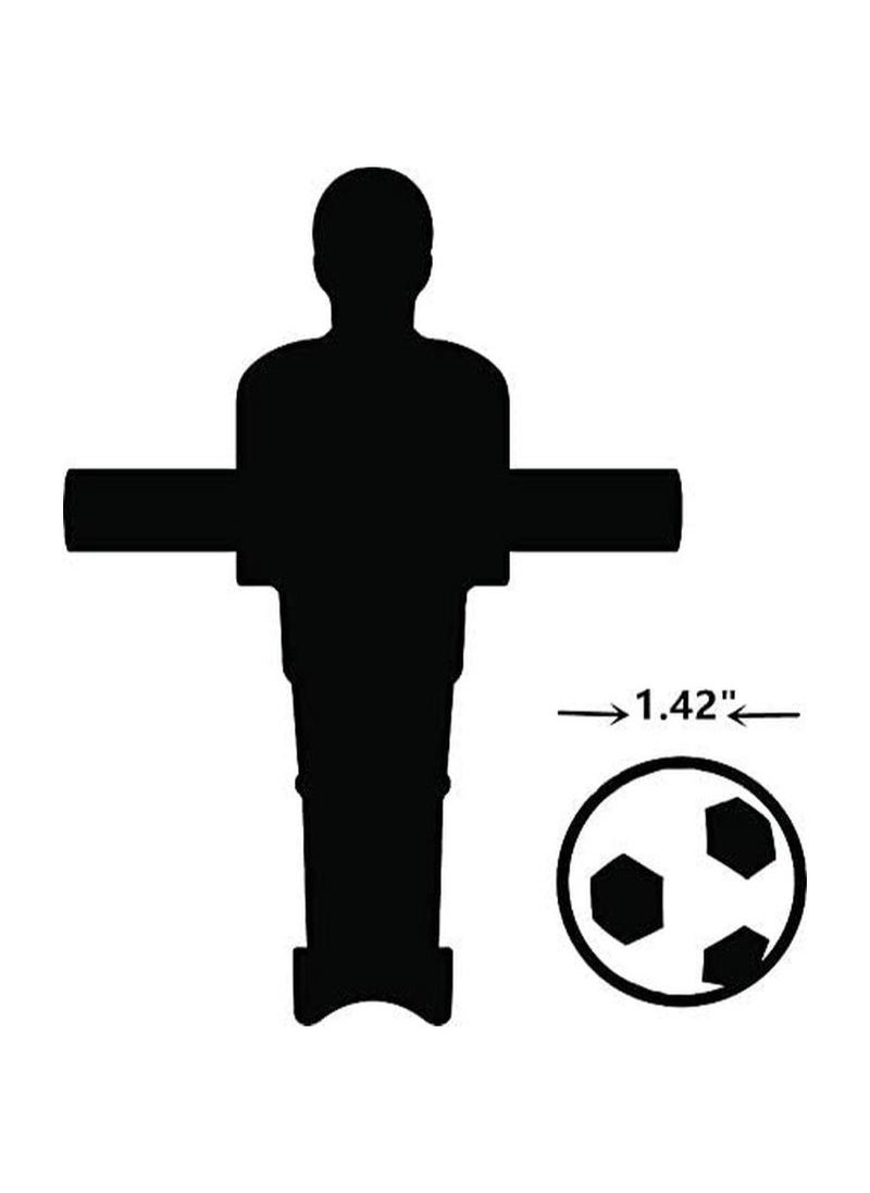 null - Foosball Table Balls Set, Foosball Replacement Balls Tabletop Game Accessories Table Soccer Supplies Miniature Soccer Balls Game Room Add-ons Bar Game Essentials  for Foosball Tabletop Game - Image 1