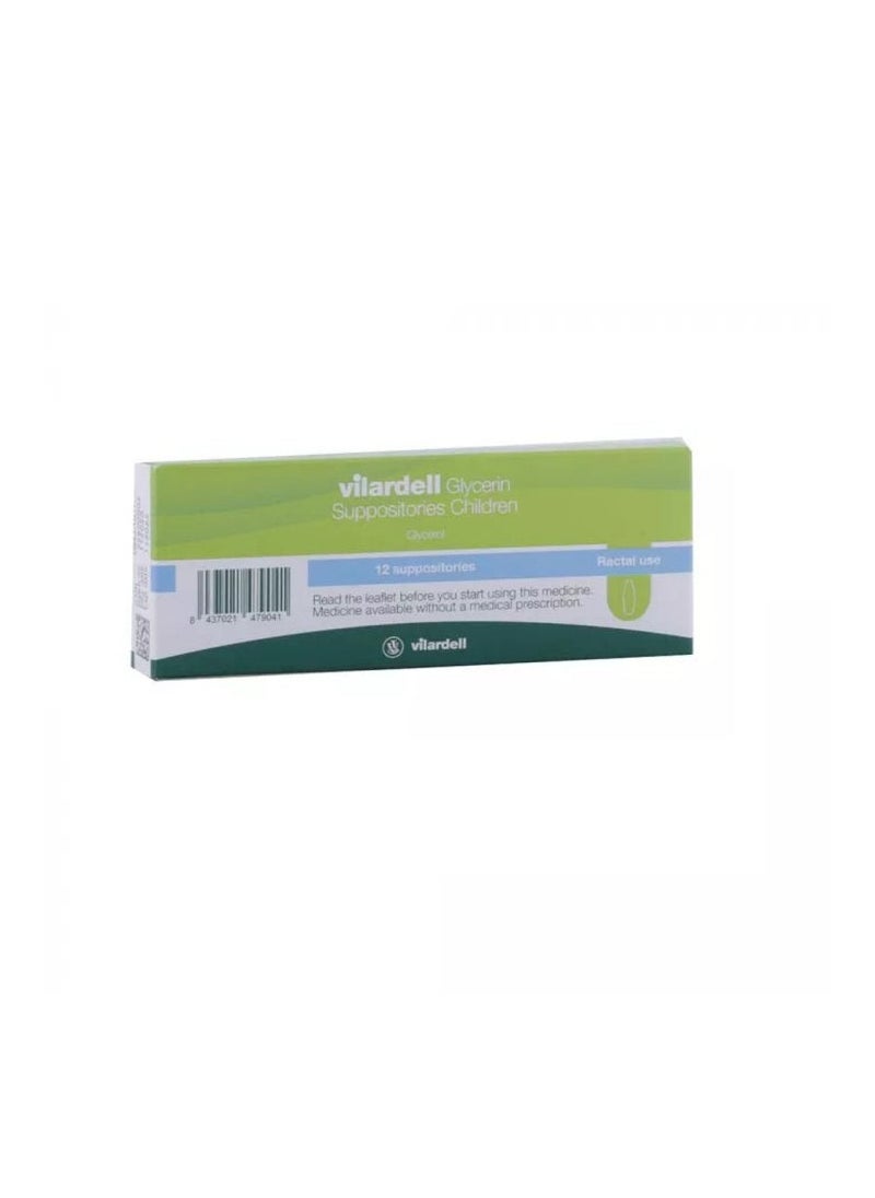 Vilardel - Glycerin Suppositories Children 12's - Image 1