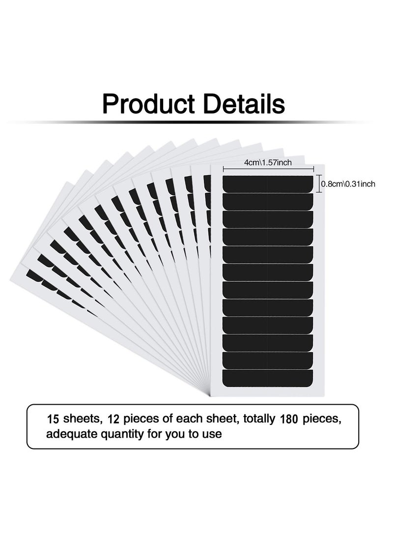 SUNSAR 180 Pieces Hair Extension Tape Adhesive Tabs Double Sided  Extension Tapes for Replacement for Hair Extensions Wigs Supplies  - Image 2