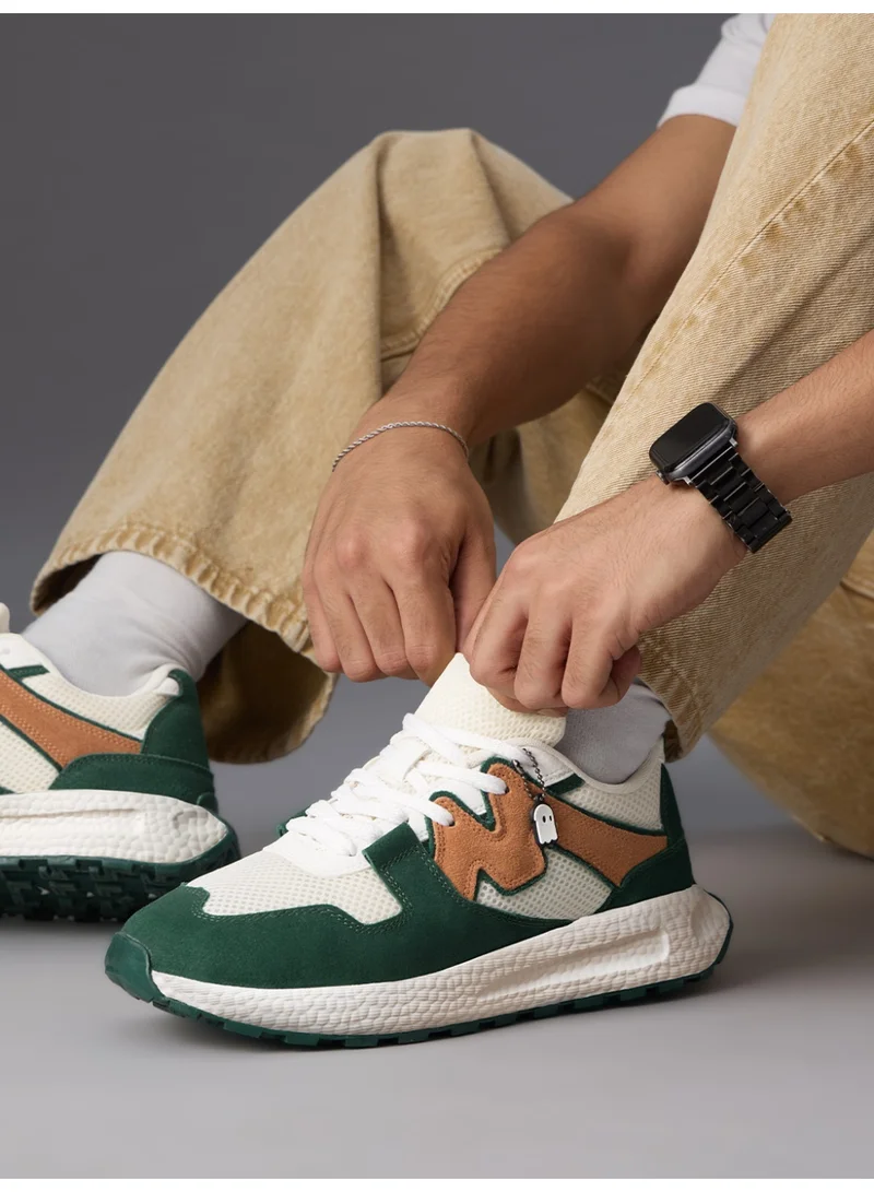 The Souled Store multicolour The Souled Store Men Souled Cedar Rush Colorblock Low Top Sneakers for Men | Best Price UAE