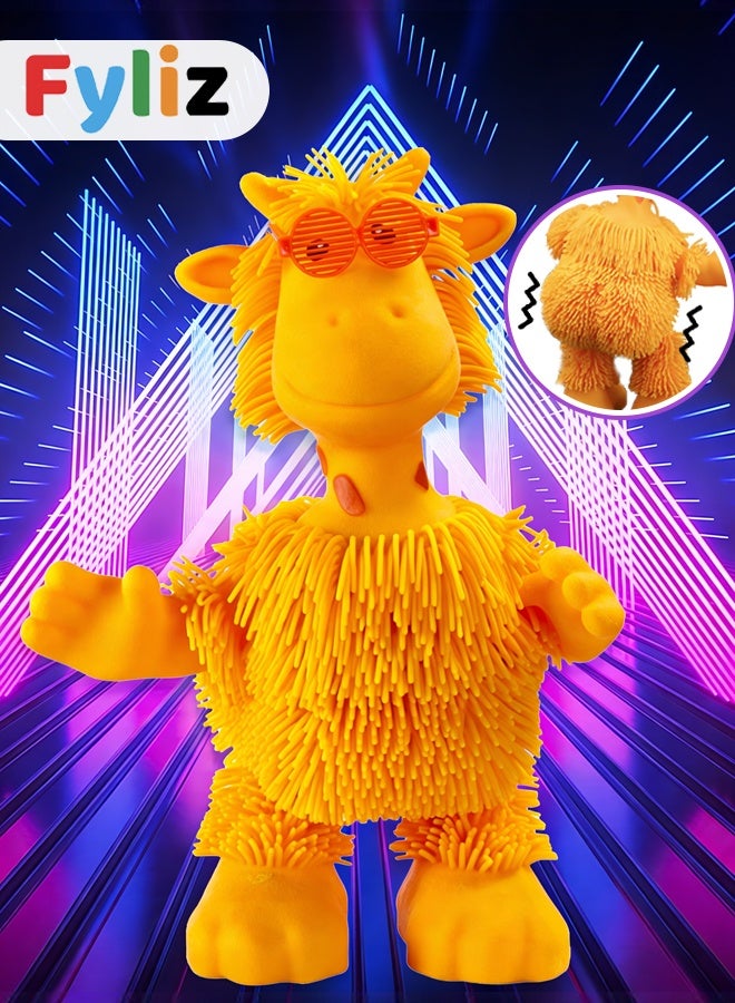 Fyliz Swinging Giraffe Toy - Kids Sensory Squeeze Toy, Perfect Children's Gift for Toddlers u0026 Kids, Interactive Fidget Toy - Image 1