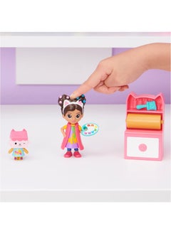 Spin Master LTD. مجموعة استوديو الفن لبيت الدمى من جابي مع شخصيتين للعب، وإكسسوارين، وقطعة أثاث، وألعاب للأطفال من سن 3 سنوات فما فوق  - Image 5