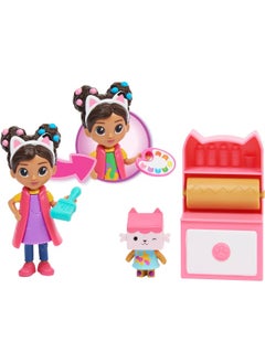Spin Master LTD. مجموعة استوديو الفن لبيت الدمى من جابي مع شخصيتين للعب، وإكسسوارين، وقطعة أثاث، وألعاب للأطفال من سن 3 سنوات فما فوق  - Image 4