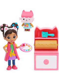 Spin Master LTD. مجموعة استوديو الفن لبيت الدمى من جابي مع شخصيتين للعب، وإكسسوارين، وقطعة أثاث، وألعاب للأطفال من سن 3 سنوات فما فوق  - Image 1
