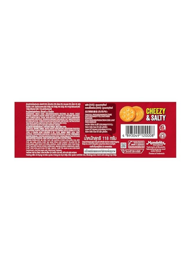 Ritz Cheese Cream Sandwich Cracker Biscuits, 91g, Red - Image 2