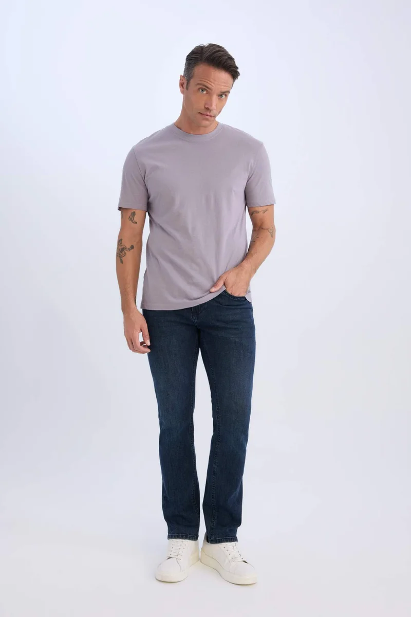 DeFacto New Regular Fit Crew Neck Basic T-Shirt