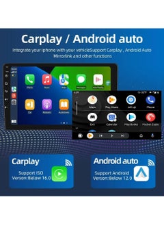 فيريكس شاشة ستيريو سيارة تعمل بنظام أندرويد لتويوتا كورولا 2019-2023 مع Apple Carplay Android Auto شاشة تعمل باللمس لاسلكية مقاس 10 بوصات مع راديو DSP واي فاي وبلوتوث وكاميرا عالية الدقة وواجهة سريعة  - Image 3