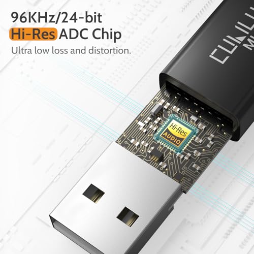 Cubilux USB Microphone for Laptop, Plug-and-Play Unidirectional USB A Lavalier MIC, Mini Clip-On Lapel Microphone for Computer, PC, Dictation, Zoom, Skype, Recording - 4 Feet - Image 5