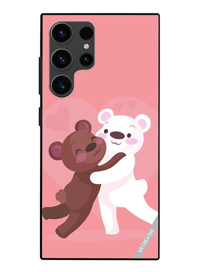 VR CREATIVE Protective Case Cover For Samsung Galaxy S24 Ultra Love Bear Design Multicolour - Image 1