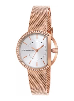 French Connection Women's Analog Quartz Rose Stainless Steel Mesh Watch FCN00031B  - Image 2