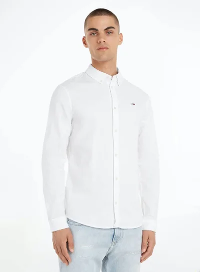 TOMMY JEANS Stretch Slim Fit Oxford Shirt
