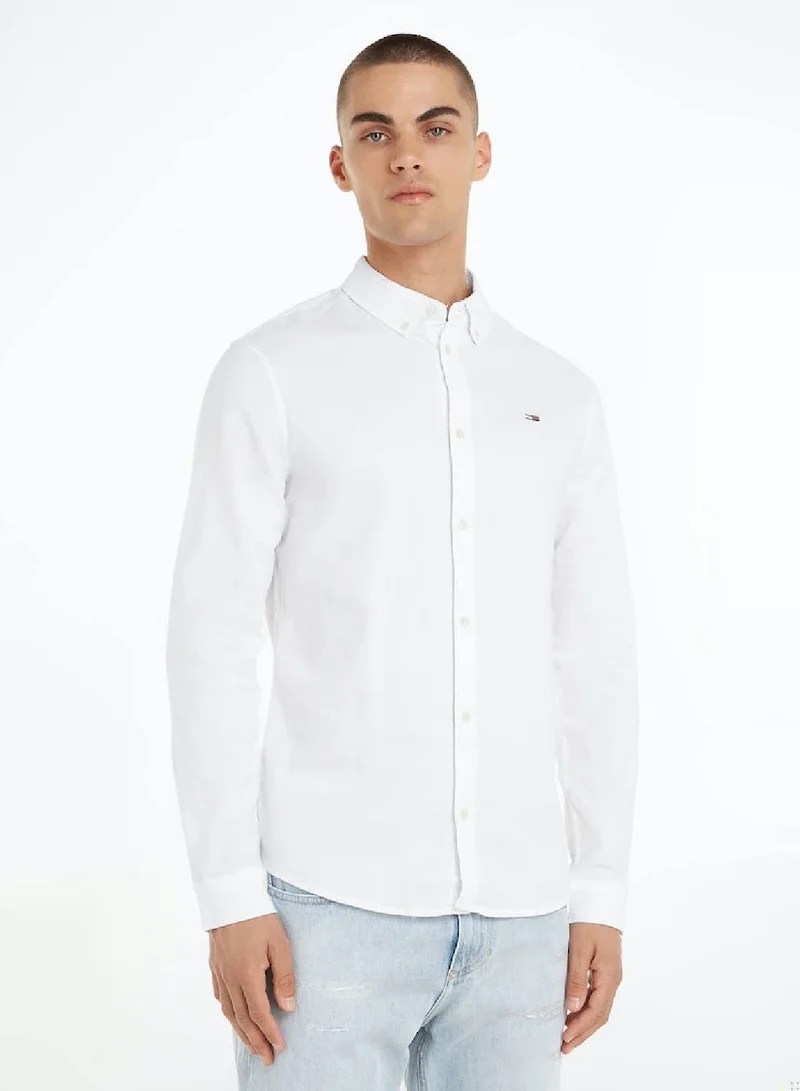Stretch Slim Fit Oxford Shirt
