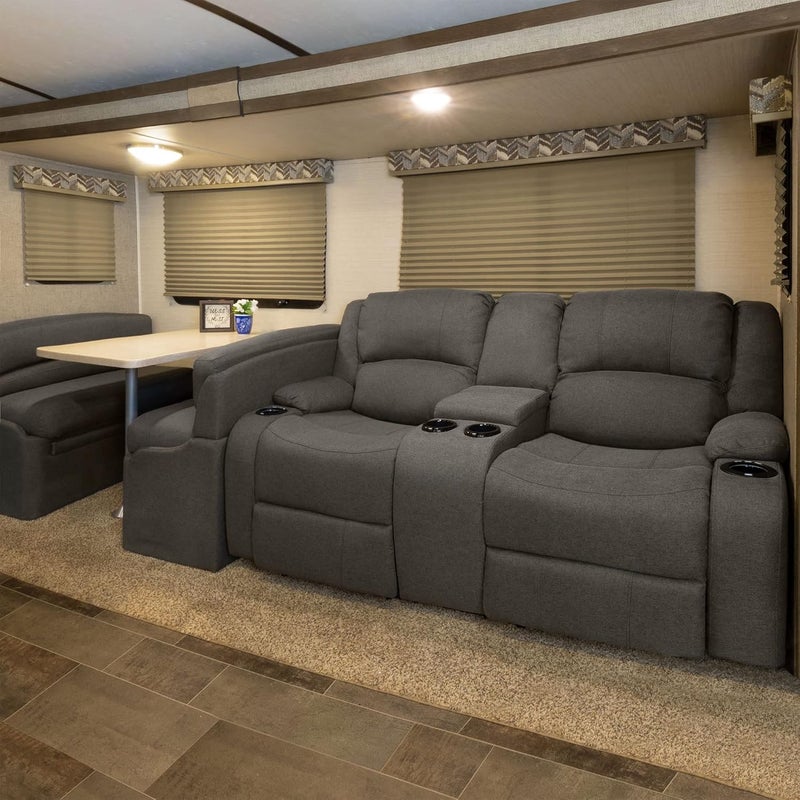 RecPro RV Blinds Pleated Shades | Cappuccino | RV Window Shades | Camper | Trailer - Image 4