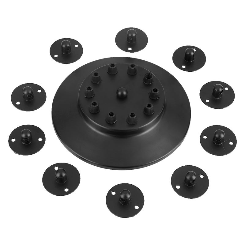 10 Head Industrial Vintage Style Pendant Light Holder Ceiling Lamp Hanger Fixtures - Image 5