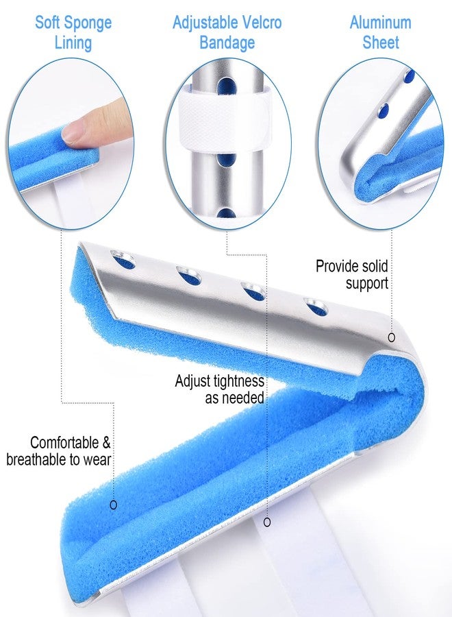 Sopito Finger Splint, 3PCS Finger Support Brace Stabilizer for Straightening Arthritis Knuckle Immobilization, Blue - Image 5