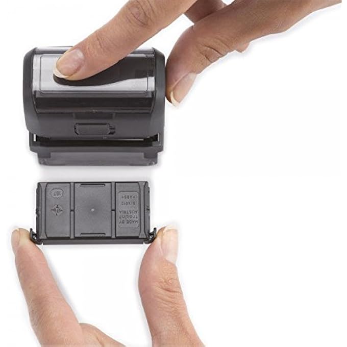 Trodat REPLACEMENT INK PADS 6/4921 - BLUE INK - FOR THE PRINTY 4921, PACK OF 2 - Image 2
