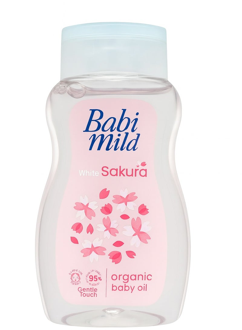 BABIMILD Thailand White Sakura Oil for Moisturizing and Protecting Skin 100ml - Image 1