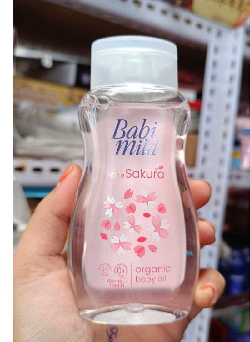 BABIMILD Thailand White Sakura Oil for Moisturizing and Protecting Skin 100ml - Image 4