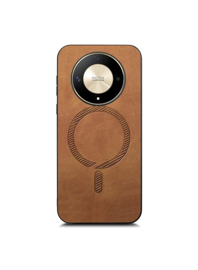 S-TOP Case For Honor Magic6 Pro 5G Retro Magsafe Magnetic PU Back Cover Phone Case - Image 3