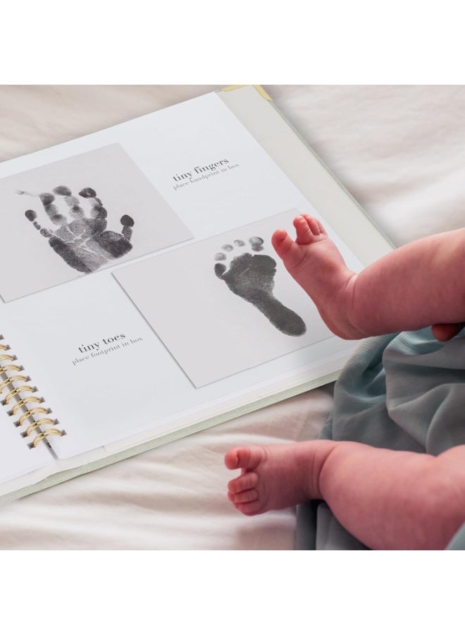 ZICOTO Keepsake Baby Memory Book for Boys and Girls â€“ Timeless First 5 Year Baby Book â€“ Neutral Journal Scrapbook or Photo Album - Record a Milestone for Every Event from Birth to Age 5 - Image 4