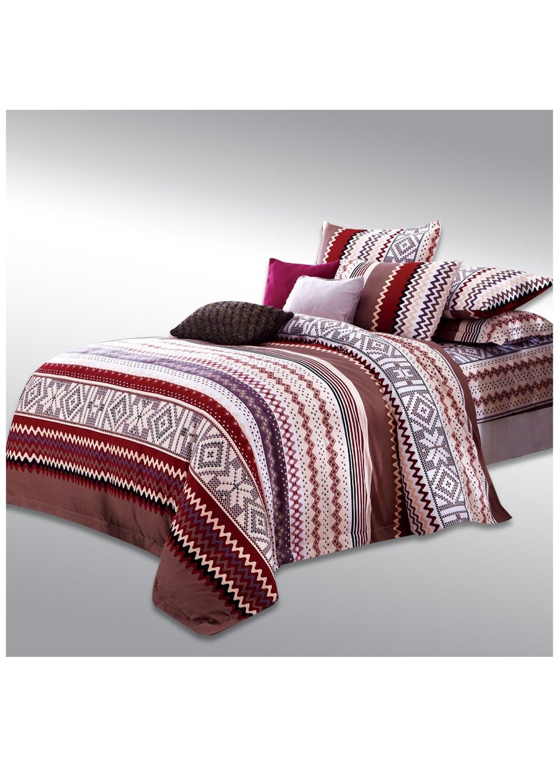 Family Bed Steak Bed sheet Set 100% Cotton 3 pieces size 120 x 200 cm Model 4013 from Family Bed  - Image 3