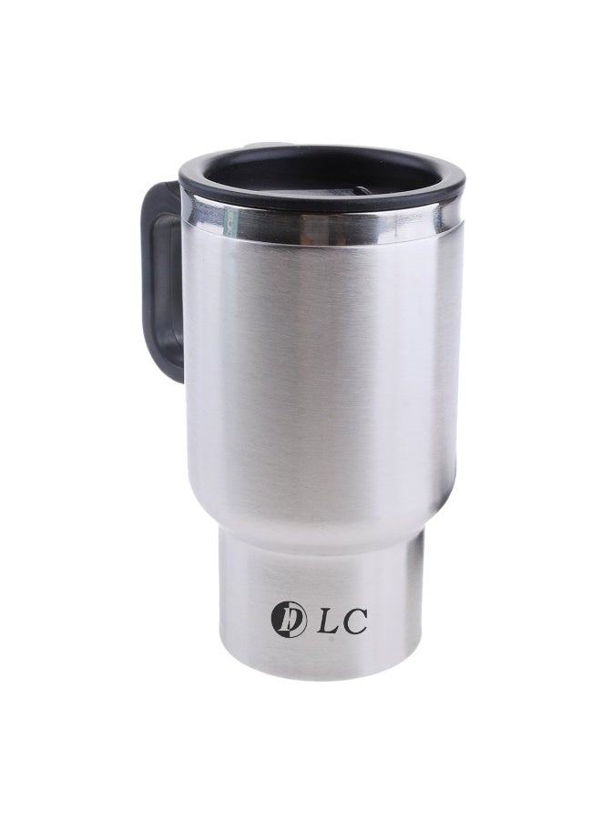 DLC Car Electric Kettle 450ml 12V Portable Travel Heating Mug Stainless Steel Car Heater Cup with Cigarette Lighter Plug 60W Vehicle Coffee Tea Water Boiler - Image 5