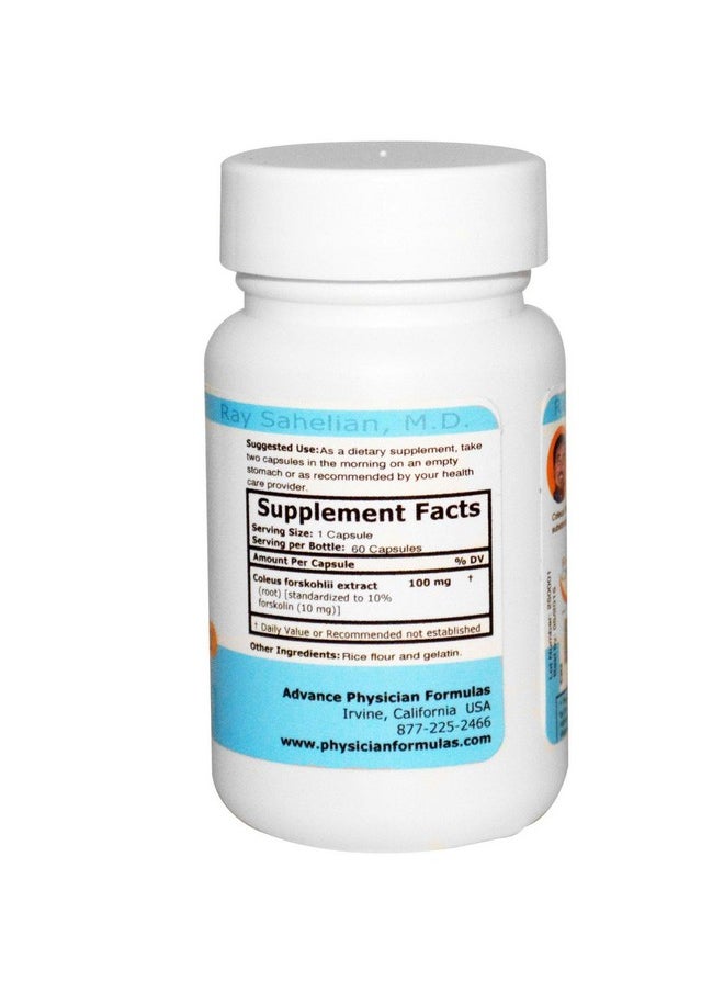 Advance Physician Formulas Inc. Forskolin Coleus Forskohlii Extract. 60 Capsules  - Image 3