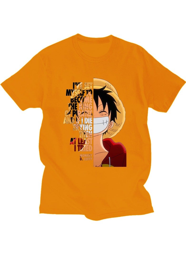 KUYING One Piece Short Sleeved T-Shirt 