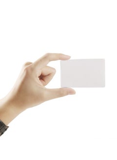 Owfeel Credit Card Id Card Holders Waterproof Plastic Protector Sleeves Transparent Credit Card Plastic Holder Vertical Protector Sleeve (8Pcs)  - Image 3