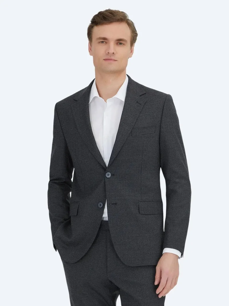 Kip Mink Modern Fit Wool Blended Suit