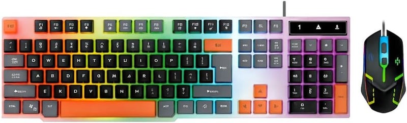 Fitto Optical English Gaming Keyboard with RGB Lighting