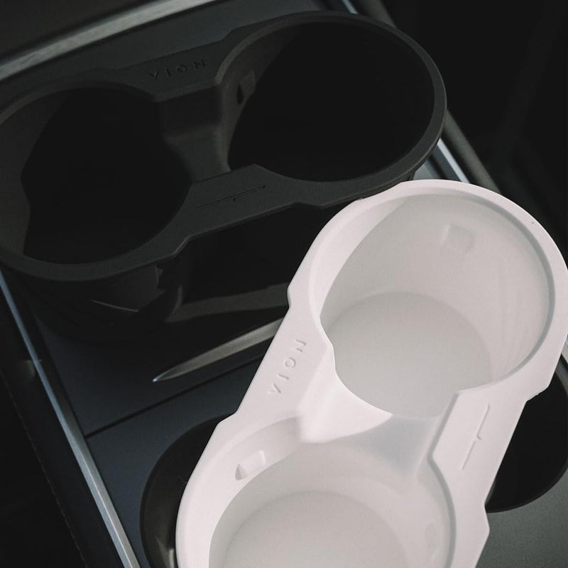 VION Tesla Model 3/Y Cup Holder - White - Image 4