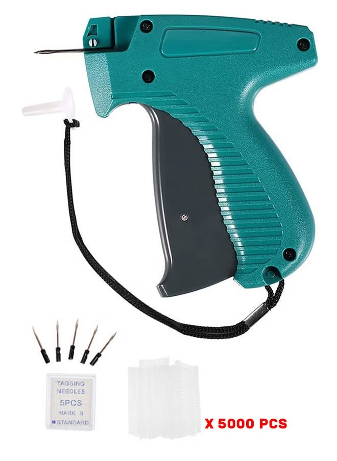 Realfrog Tagging Gun for Clothing Standard Retail Price Tag Attacher Gun Kit for Clothes Labeler with 6 Needles and 5000 Barbs Fasteners for Store Warehouse Consignment Garage Yard Sale  - Image 1