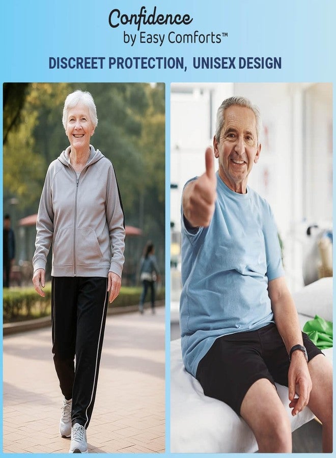 easycomforts حفاضات الثقة لعدم التحكم في البول لكبار السن، امتصاص فائق للاستخدام خلال النهار أو الليل، آمنة للبشرة الحساسة، بطانة قطنية، تحمي من عدم التحكم في البول وتسربات المثانة، عبوة 20 قطعة من إيزي كومفورتس - Image 3
