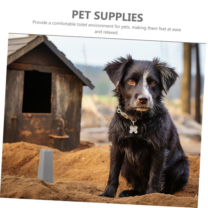 GALPADA Pet Pee Training Post Column Urine Post Gray - Image 3