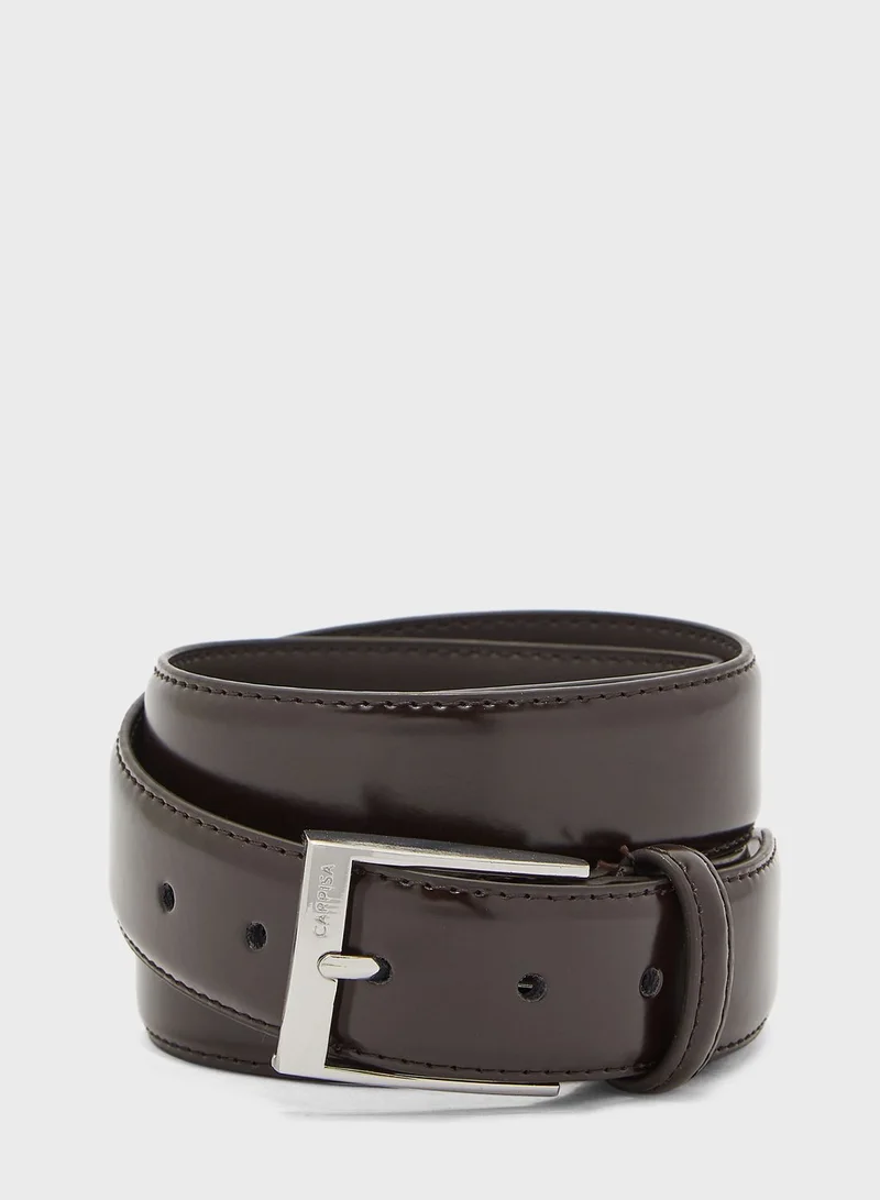 CARPISA Rectangular Metal Buckle Belt