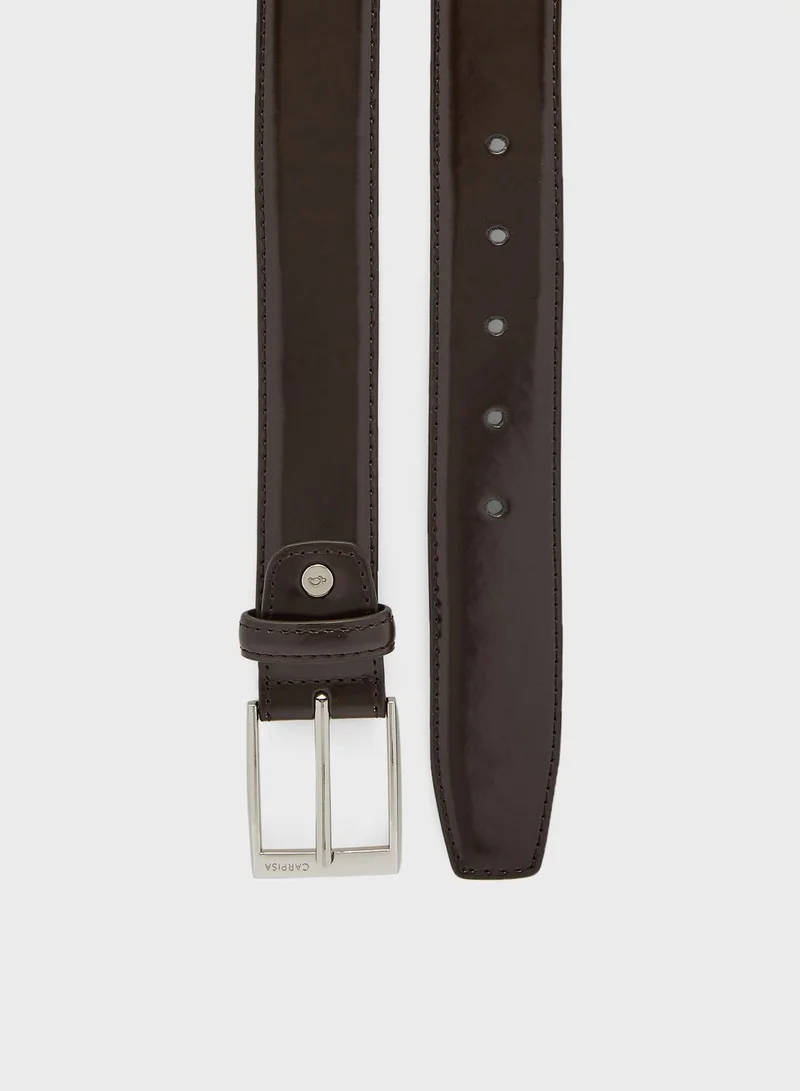CARPISA Rectangular Metal Buckle Belt