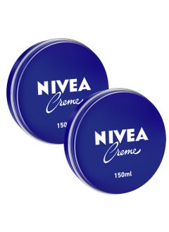 Nivea Moisturising Cream Universal All Pourpose Moisturizer For Face Body Hands Pack of 2  - Image 1