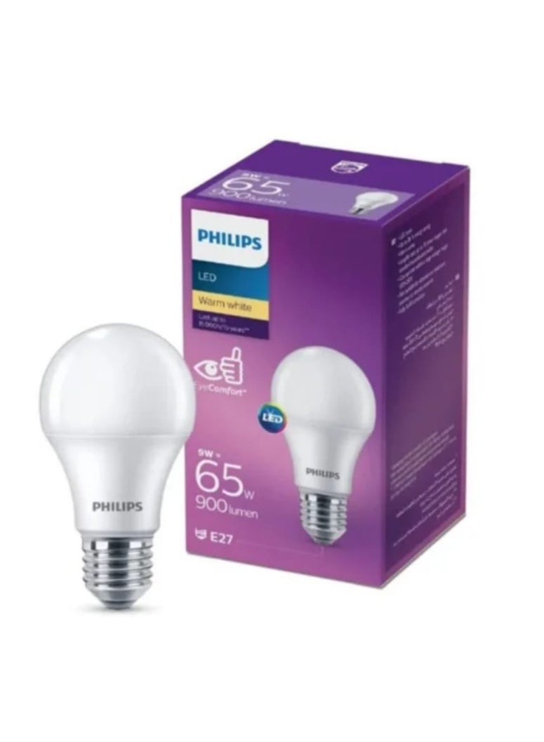 Philips LED Bulb 9W E27 900 Lumen Energy Saving Long Lasting Light - Image 2