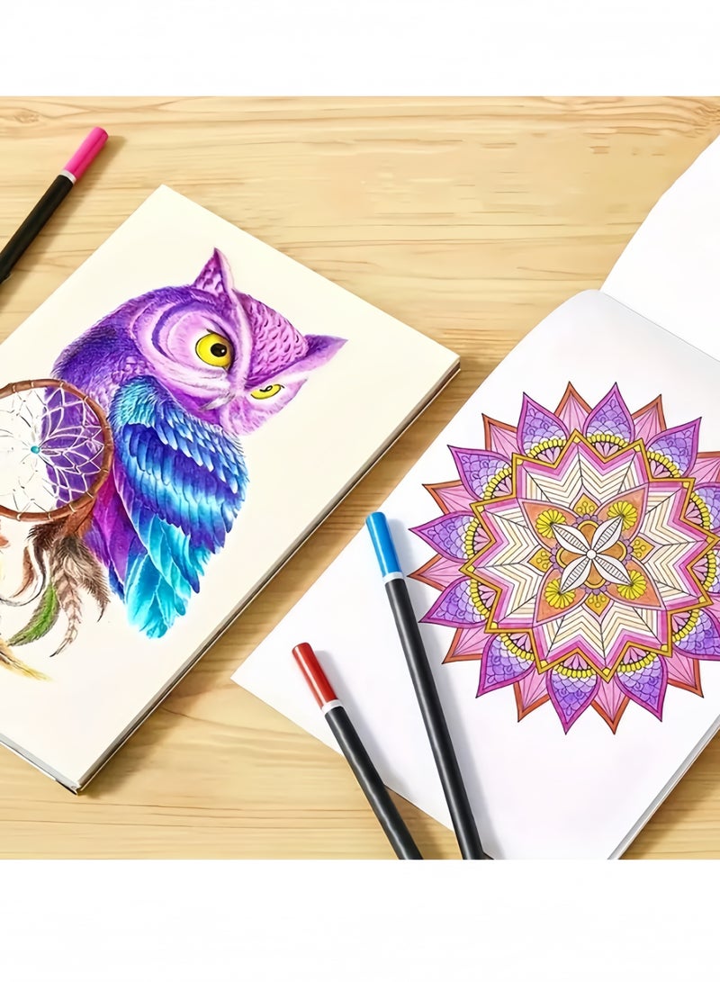 146pcs مجموعة لوازم الفنون ، أقلام الرسم الملونة ، رسم فني- رسم ، أقلام جرافيت مع علبة محمولة ، وإمدادات فنية مدرسية مثالية للفنانين ، مثالية للتظليل ، والمزج - Image 5