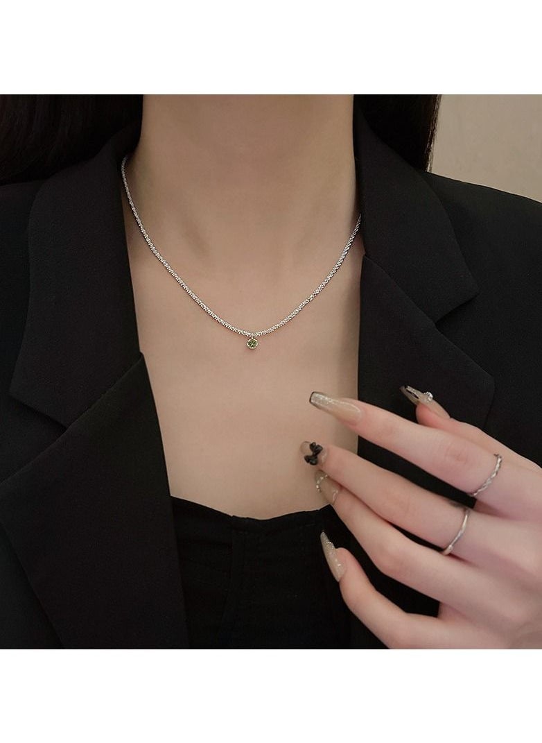 Satinior - Sparkling Elements Titanium Necklace - Image 1