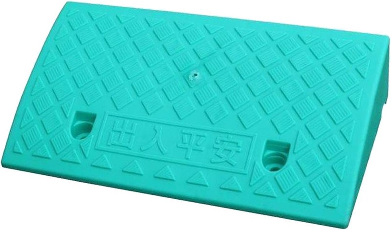 klarako Portable Motorcycle Wheelchair Threshold Ramp Lightweight Disabled Access 11cm Green - Image 1