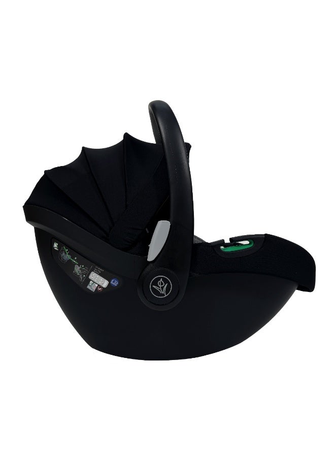 Hamilton by Yoop Zeno Lite Infant Car Seat – Black | R129/03 Compliant | Rear-Facing | 40–87 cm | Birth to 15 Months | 3-Point Harness | Side Impact Protection - Image 3