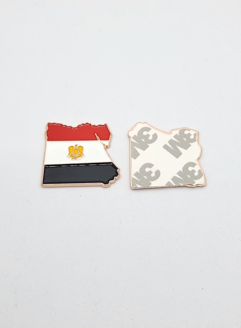 Acnor Egyptian Map Flag Pin – Patriotic Egypt Flag Sticker Gift for Bags, Mobile, I pad, Backpacks, and Collectors Walls, Doors, Cars & Laptops - Image 4