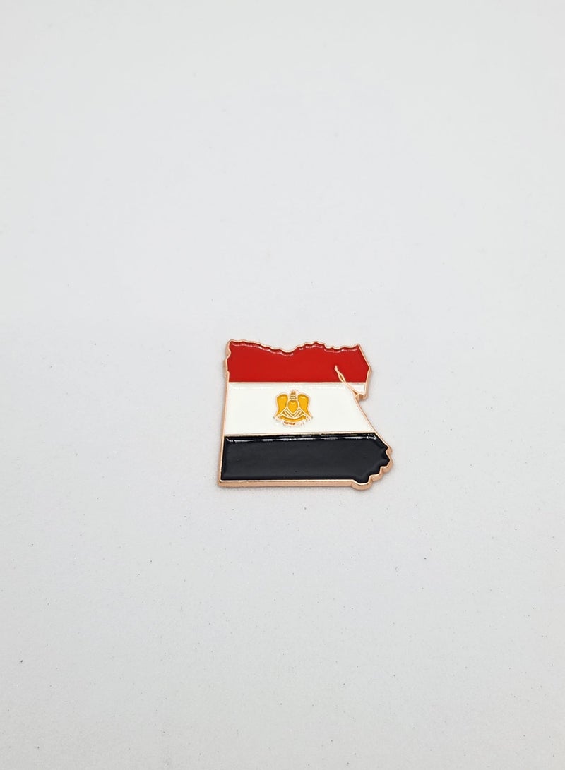 Acnor Egyptian Map Flag Pin – Patriotic Egypt Flag Sticker Gift for Bags, Mobile, I pad, Backpacks, and Collectors Walls, Doors, Cars & Laptops - Image 2