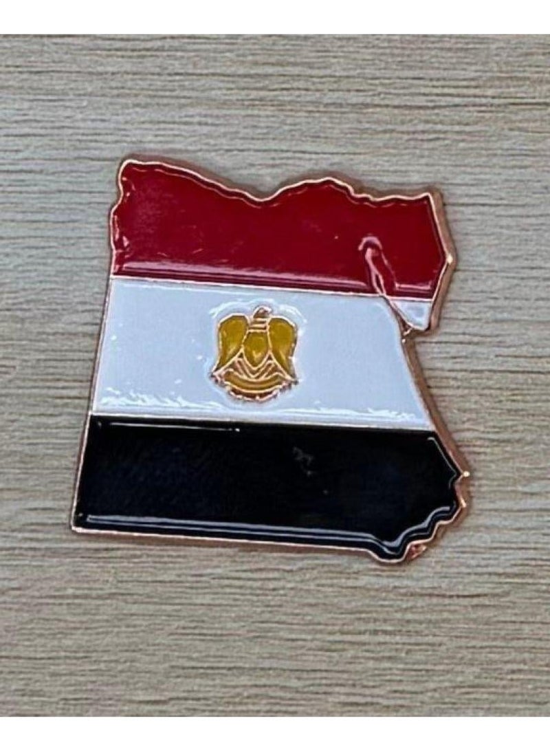 Acnor Egyptian Map Flag Pin – Patriotic Egypt Flag Sticker Gift for Bags, Mobile, I pad, Backpacks, and Collectors Walls, Doors, Cars & Laptops - Image 3