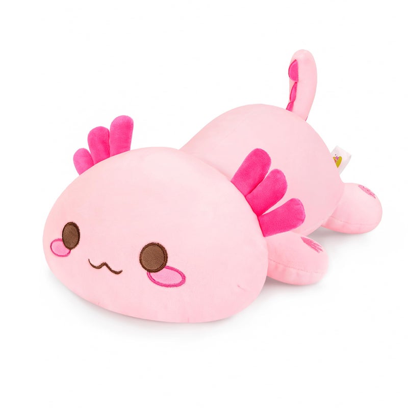 Onsoyours Cute Axolotl Plush, Soft Stuffed Animal Salamander Plush Pillow, Kawaii Plush Toy for Kids (Pink Axolotl A, 13") - Image 1