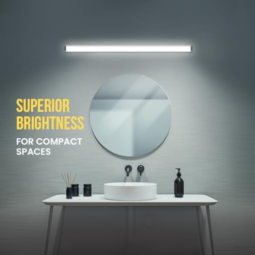 MAGIK Ultima Super Mini LED 2ft Tube Light 20 W | 6500 K Cool White | 25,000 Hour Lifespan | Ultra‑Bright Ceiling & Cabinet Lighting | Pack of 2 - Image 3