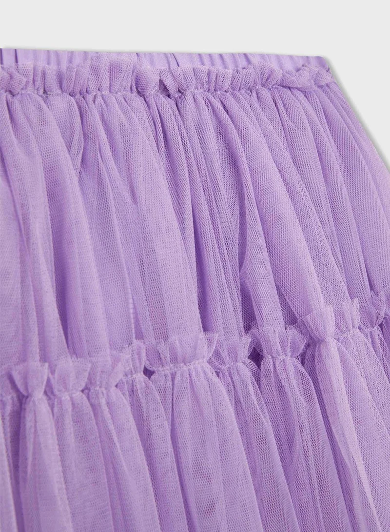 DeFacto Girl Regular Fit Knitted Skirt
